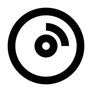 Disk simgesi, vektör çizimi