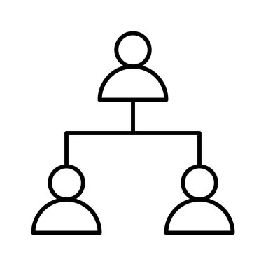 Beyaz arkaplanda takım simgesi, vektör illüstrasyonu