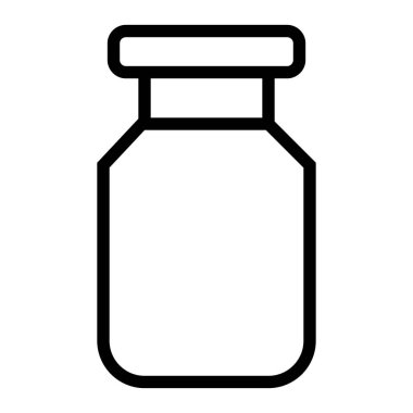 şişe simgesi, vektör illüstrasyonu