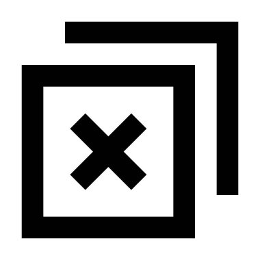 Simge, vektör illüstrasyonunu sil