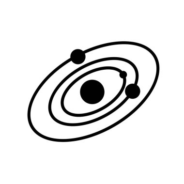 Evren simgesi, vektör illüstrasyonu  