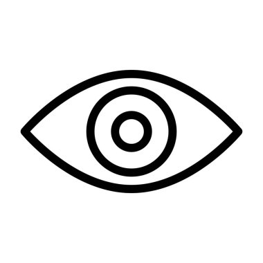 İnsan Gözü simgesi, vektör