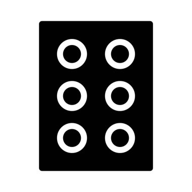 Hap simgesi, vektör illüstrasyonu