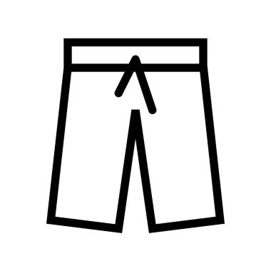 pantolon simgesi, vektör illüstrasyonu
