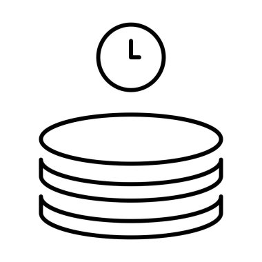 Veritabanı Bilgisayar simgesi, vektör illüstrasyonu