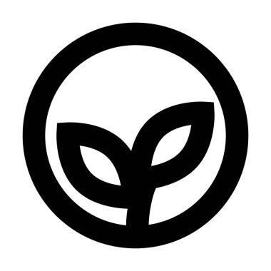 çiçek simgesi, vektör illüstrasyonu