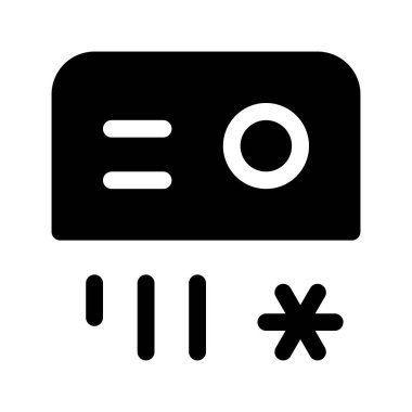  Beyaz arkaplanda hava durumu simgesi, vektör illüstrasyonu