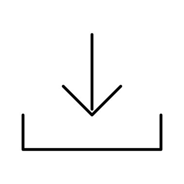 Simge indir, vektör illüstrasyonu