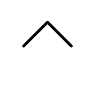 yukarı ok simgesi, vektör illüstrasyonu  