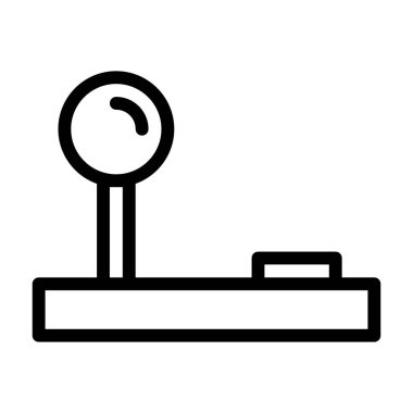 Joystick simgesi, vektör illüstrasyonu