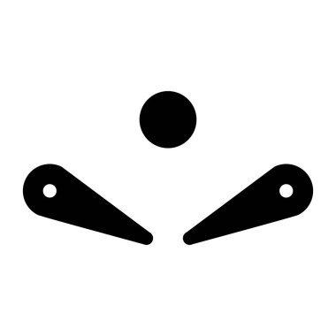 Flipper simgesi, vektör illüstrasyonu