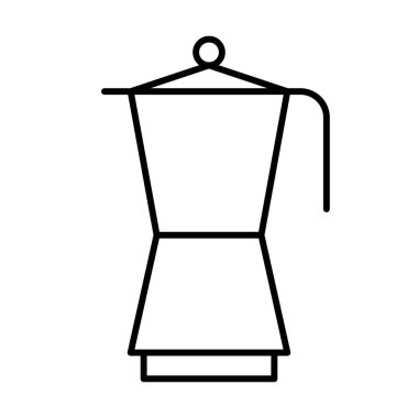 kahve simgesi, vektör illüstrasyonu