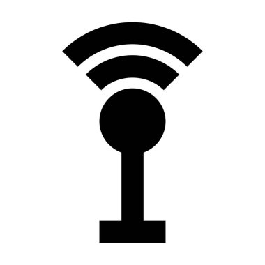 Anten simgesi, vektör illüstrasyonu