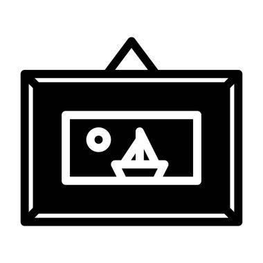 ev simgesi, vektör illüstrasyonu