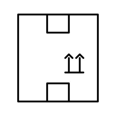 paket simgesi, vektör çizimi