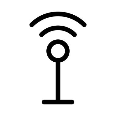 Anten simgesi, vektör illüstrasyonu