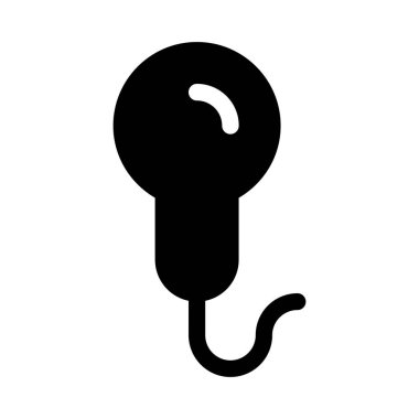 mikrofon simgesi, vektör illüstrasyonu