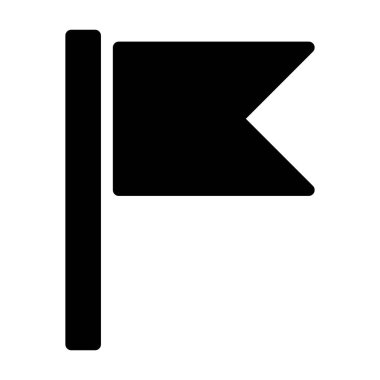 bayrak simgesi, vektör illüstrasyonu