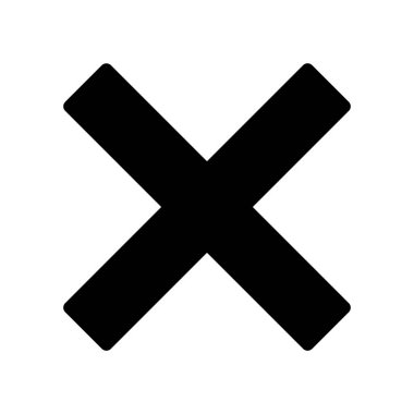 Simge, vektör illüstrasyonunu sil