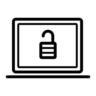 Not Defteri Beyaz arkaplanda kilidi aç, vektör illüstrasyonuName