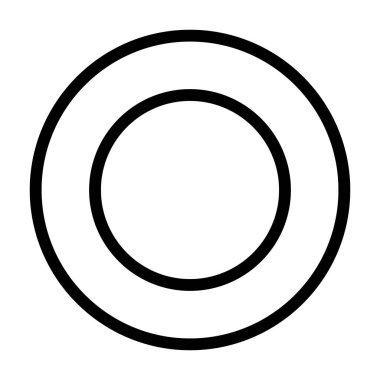 Plaka simgesi, vektör illüstrasyonu   