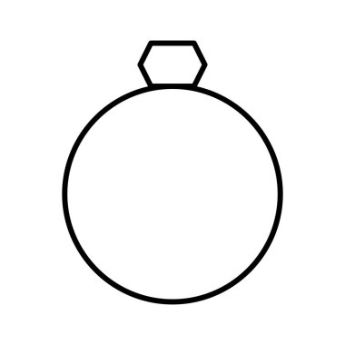 Halka simgesi, vektör illüstrasyonu 