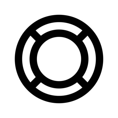  Yaşam Güvenliği simgesi, vektör illüstrasyonuna yardım et