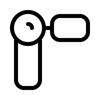 Kamera Elektronik simgesi, vektör illüstrasyonu