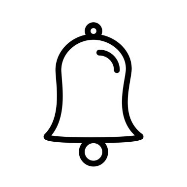 Çan simgesi, vektör çizimi