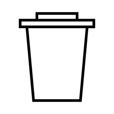 kahve simgesi, vektör illüstrasyonu