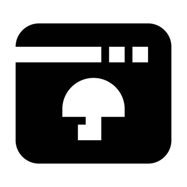 Yazılım Şemsiyesi Güvenlik simgesi, vektör illüstrasyonu