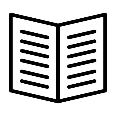 Menü Simgesi, Vektör illüstrasyonu