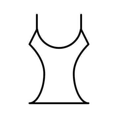 Beyaz arkaplanda üst simge, vektör illüstrasyonu