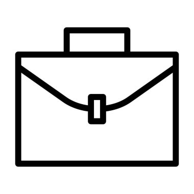 evrak çantası simgesi, vektör illüstrasyonu 