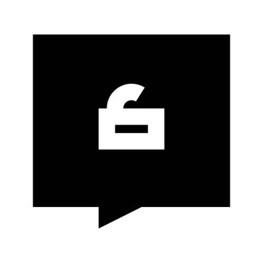 Sohbet Otomasyonu beyaz arkaplan, vektör illüstrasyonunda simgeyi aç