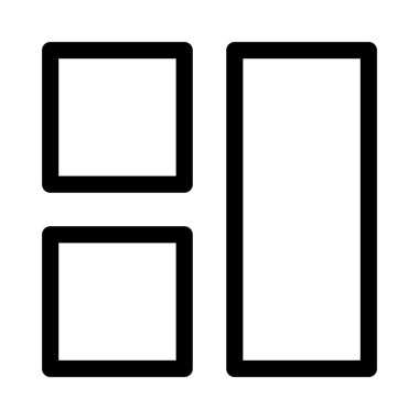 Izgara simgesi, vektör illüstrasyonu