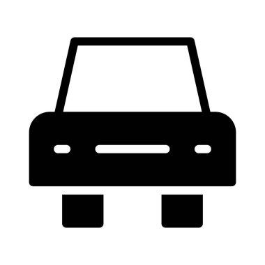 araba simgesi, vektör illüstrasyonu