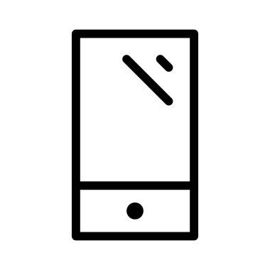 Smartphone Simgesi, vektör illüstrasyonu