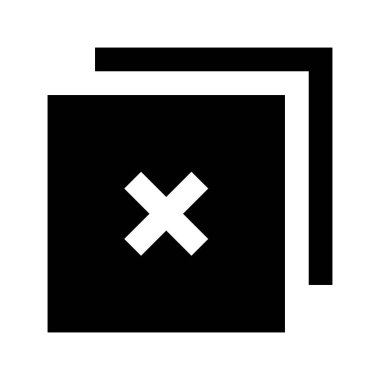 Simge, vektör illüstrasyonunu sil