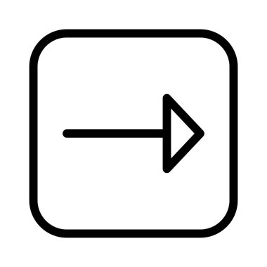 Sağ Ok simgesi, vektör