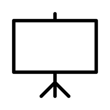 sunum simgesi, vektör illüstrasyonu 