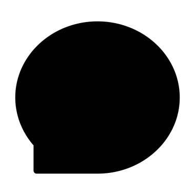 konuşma balonu simgesi, vektör illüstrasyonu