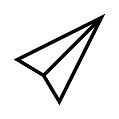 kullanıcı simgesi, vektör illüstrasyonu gönder