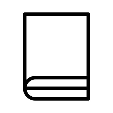 kitap simgesi, vektör illüstrasyonu