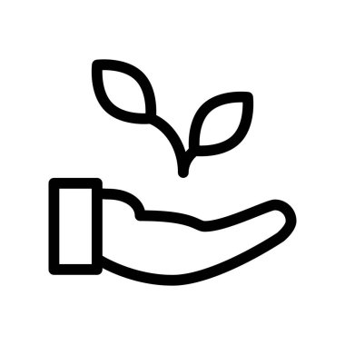 Eko Güç Enerji simgesi, vektör illüstrasyonu