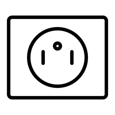 Eklenti Usa simgesi, vektör illüstrasyonu   