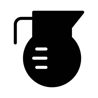 kahve simgesi, vektör illüstrasyonu