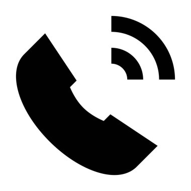 telefon simgesi, vektör illüstrasyonu