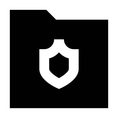 Beyaz arkaplanda simgeyi koruyan dizin, vektör illüstrasyonuName