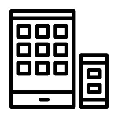 Yanıt tasarım simgesi, vektör illüstrasyonu